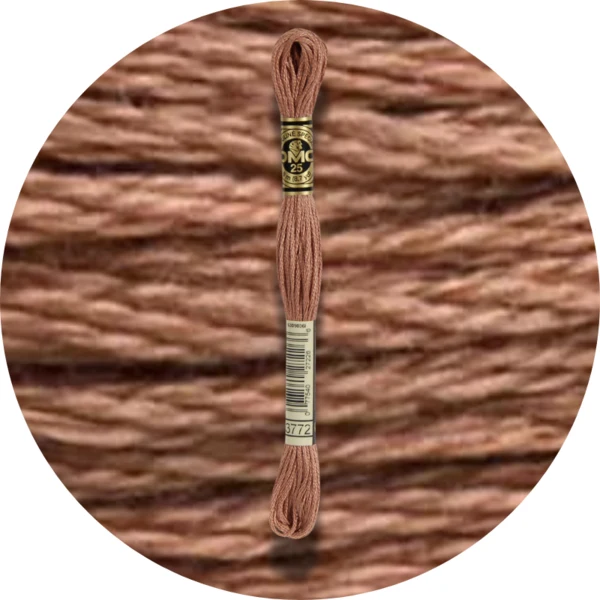 DMC Mouliné Spécial 25 Broderigarn, Ensfarvet, Neutrale nuancer